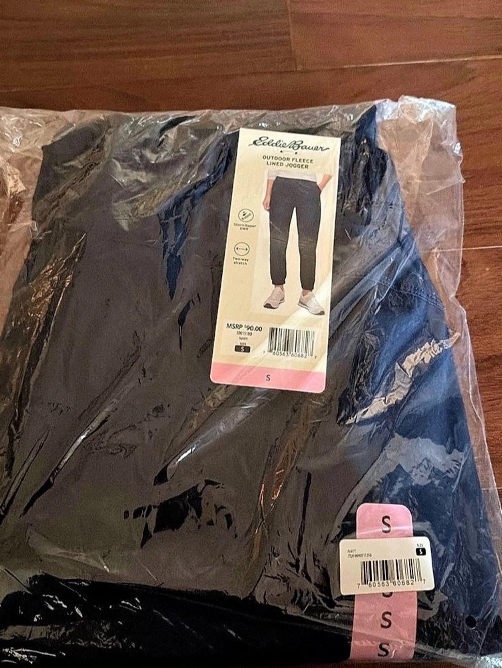 Eddie Bauer Outdoor Fleece Lined Jogger Navy Small